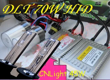 Комплект автомобильных ксеноновых фар DLT F7 HID комплект hid 70 Вт 12 В автомобильная