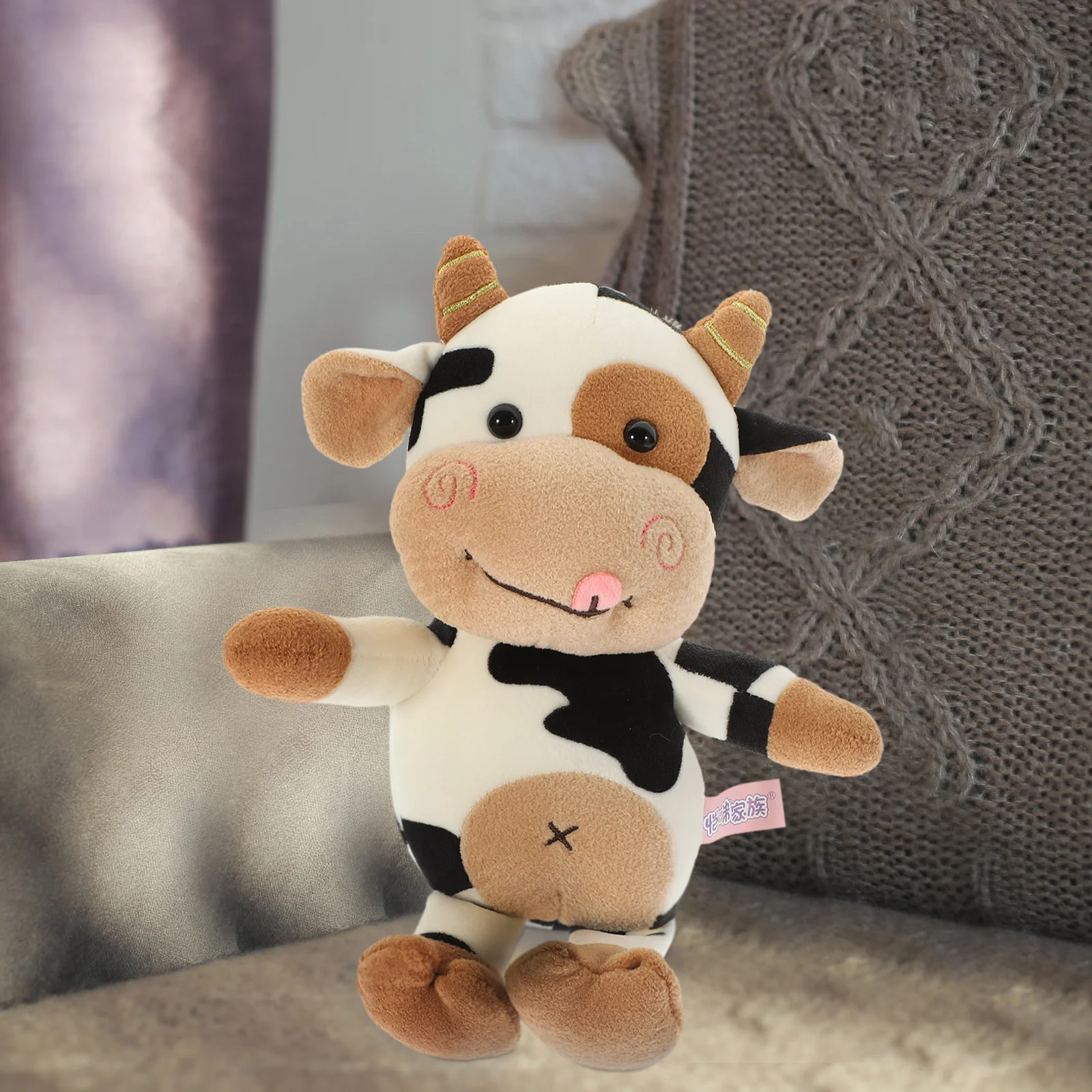 

Stuffed Cow Cartoon Cow Cow Plush Toy Sofa Plush Cow Bedroom Decor