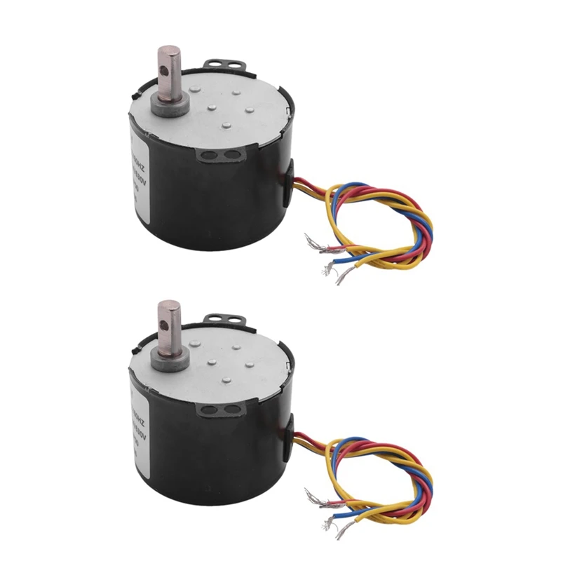 

Синхронный электродвигатель с постоянным магнитом KTYZ, 50 шт., 220 В переменного тока, 10 Вт, 0,5 А, 2,5 об/мин, двигатель с редуктором переменного ток...