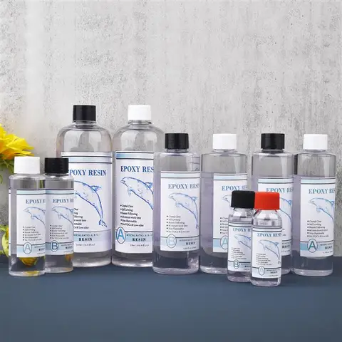 1:1 AB эпоксидная смола клей наборы высокий клей кристалл набор для DIY смолы плесень ювелирных изделий принадлежности 100 г/200 г/400 г/500 г/1000 г