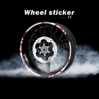 for yamaha fz1 fz6 fz8 motorcycle reflective decals wheels moto rim stickers decoration protection rim sticker