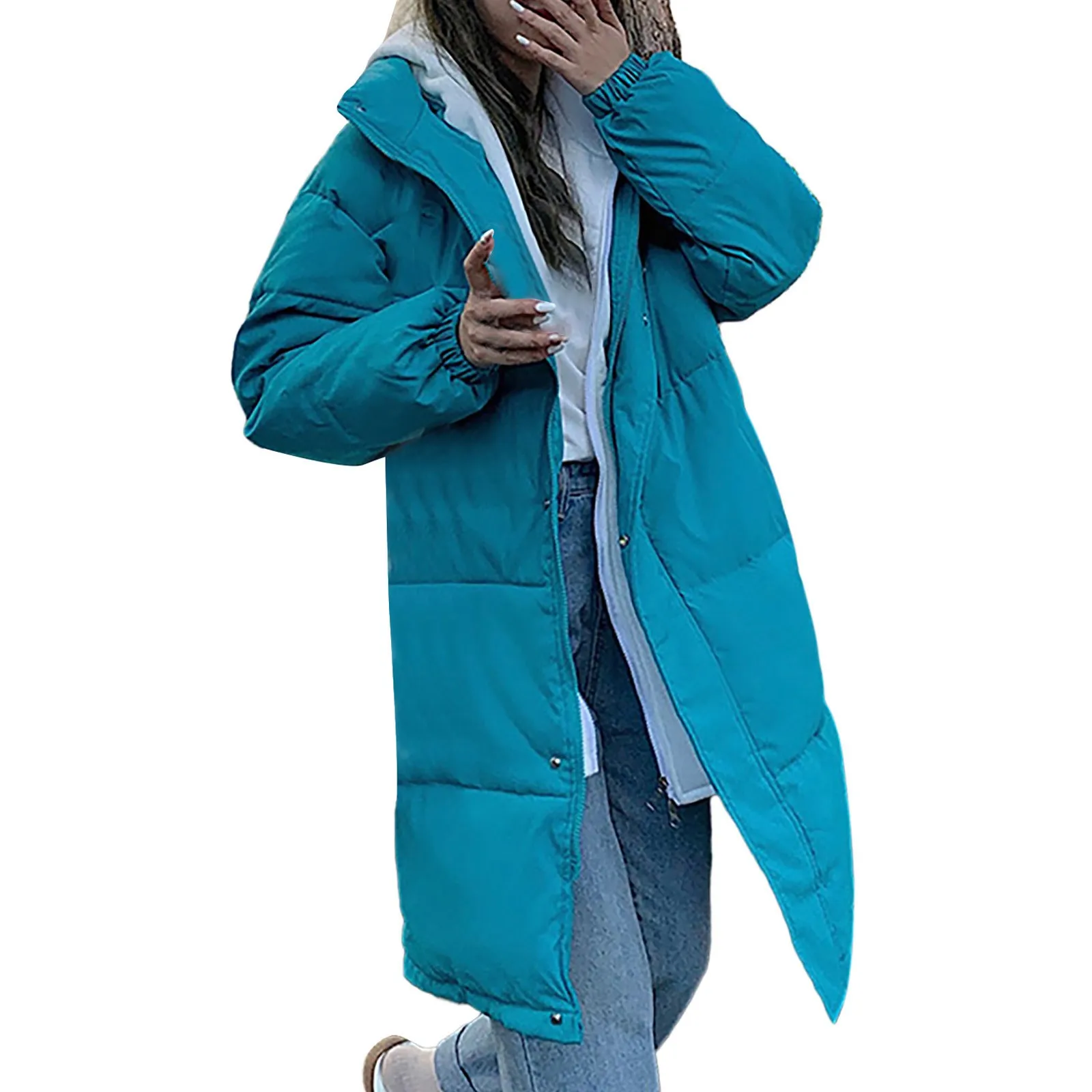 

Женская зимняя куртка, пальто, Осеннее пуховое короткое пальто с хлопковой подкладкой, женская модная Свободная Повседневная парка большого размера, Женское пальто