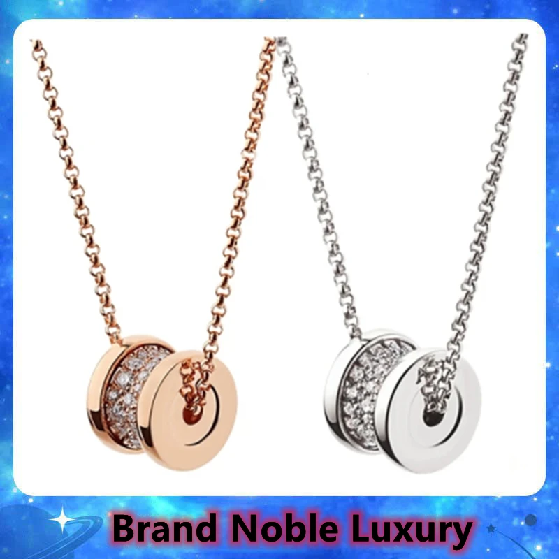 

2023 New S925 Sterling Silver Mini Gypsophila Pendant Women's Small Waist Necklace Fashion Brand Noble Luxury Jewelry Gifts