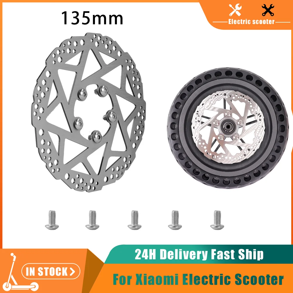 

Гидравлический дисковый тормоз для электрического скутера с винтами для Xiaomi Mijia M365 Pro, диск из нержавеющей стали, прочные и надежные гайки