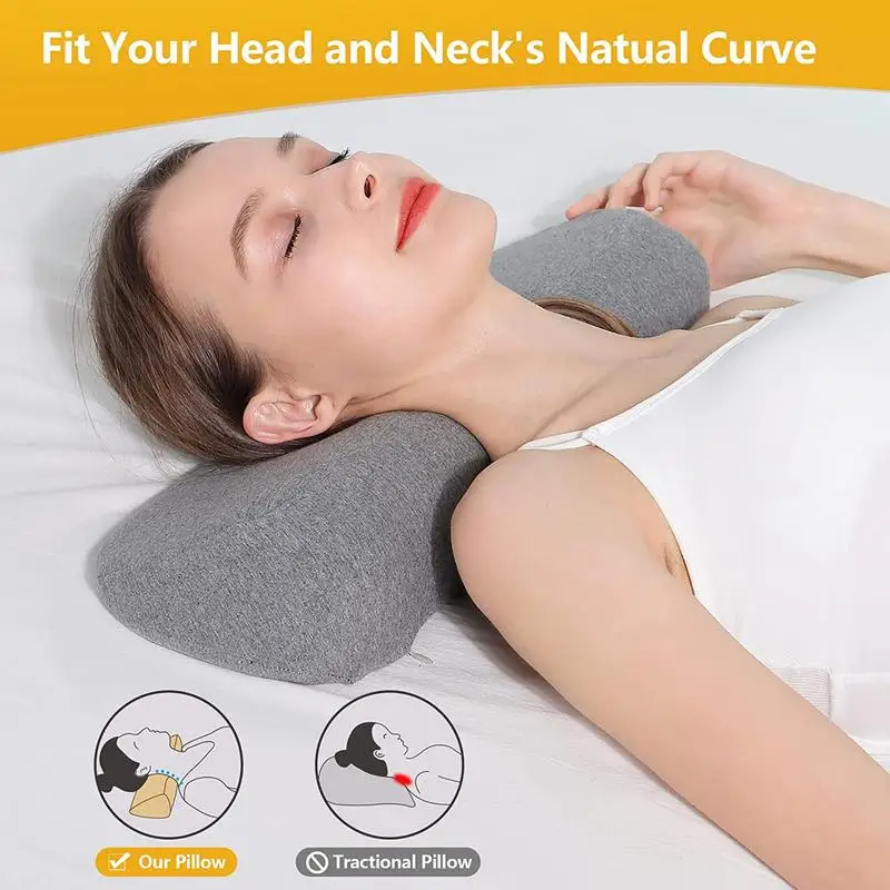 

Neck Pillow Memory Foam Neck Pillows For Sleeping Contour Pillow Neck Pillow For Neck And Shoulder Pain Relief Cushion For Home