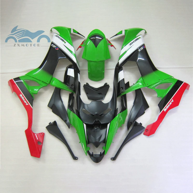 

Бесплатный комплект обтекателей для KAWASAKI Ninja ZX10R 2008 2009 2010, комплекты обтекателей из АБС-пластика ZX 10R 08 09 10, боди зеленого и черного цвета