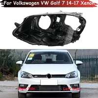 headlight base for volkswagen vw golf 7 2014 2015 2016 2017 xenon headlamp house car rear base headlight back house lamp shell