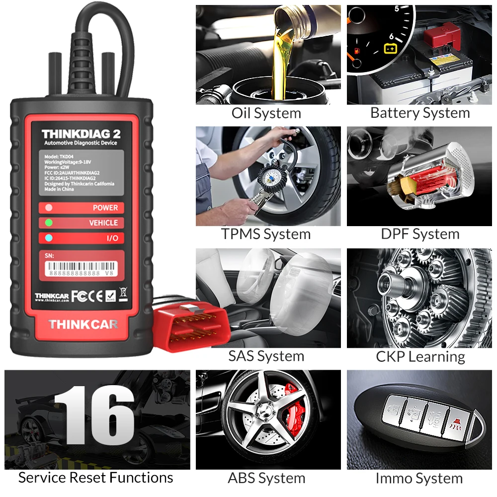 Новинка диагностический инструмент ThinkDiag 2 стандартный протокол Canfd все услуги