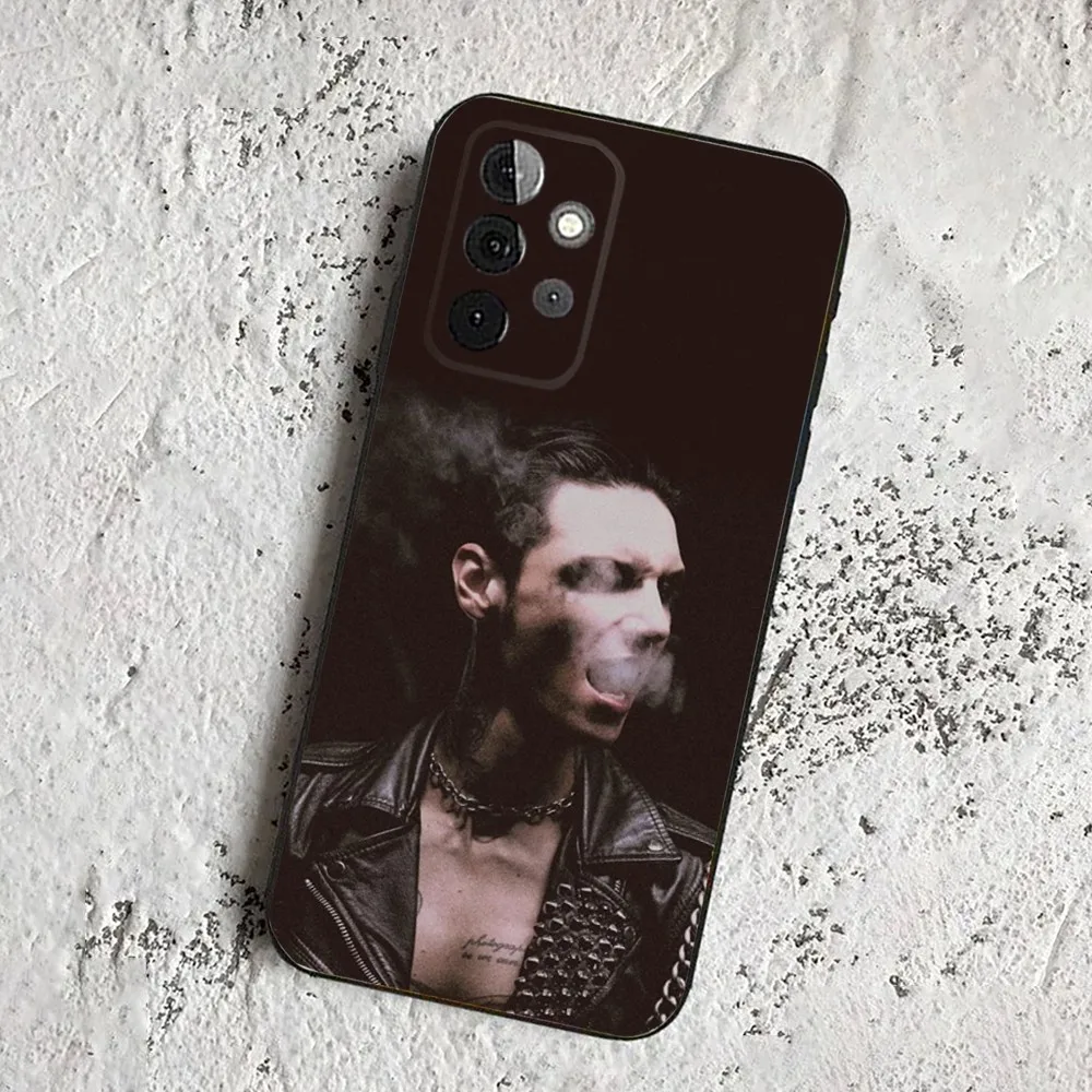 Чехол для телефона Rock A-Andy B-Biersack-S Samsung Galaxy A13 21s 22 31 32 52 53 71 80 91 Мягкий черный чехол