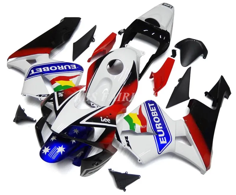 

4 подарка, новый комплект обтекателей для мотоцикла из АБС-пластика, подходит для HONDA CBR600RR F5 2003 2004 03 04, пользовательский Eurobet