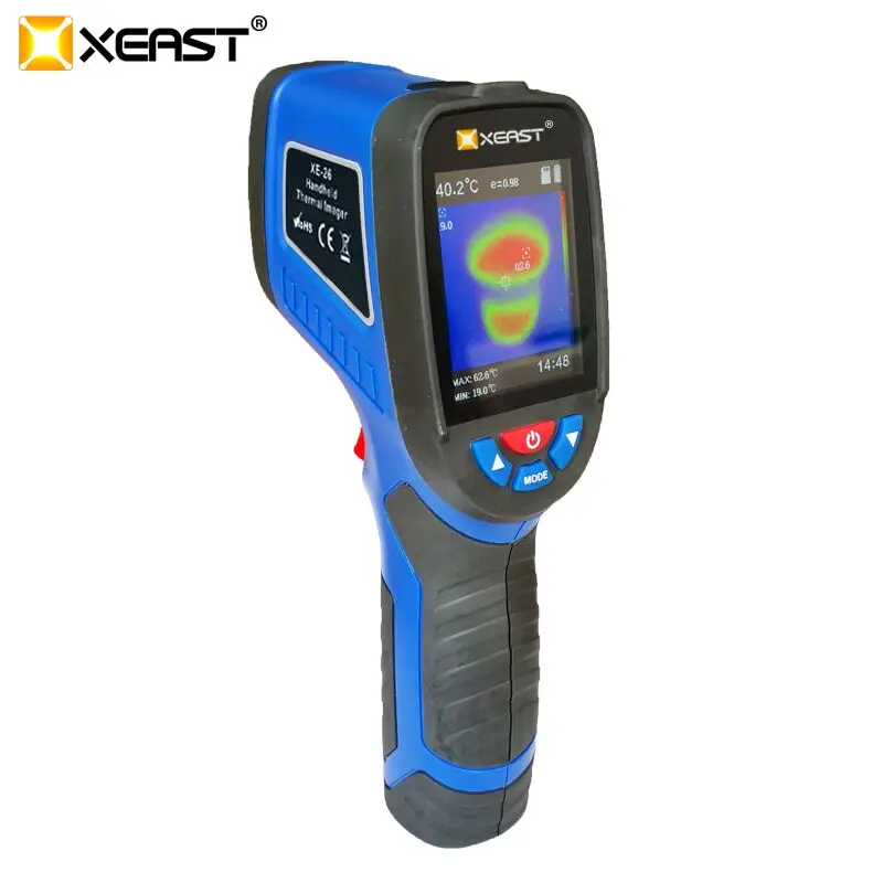 

XEAST 2021 NEW XE-26 2.4 inch Color Screen Handheld Thermal Imaging Camera Infrared thermometer economic thermal imager