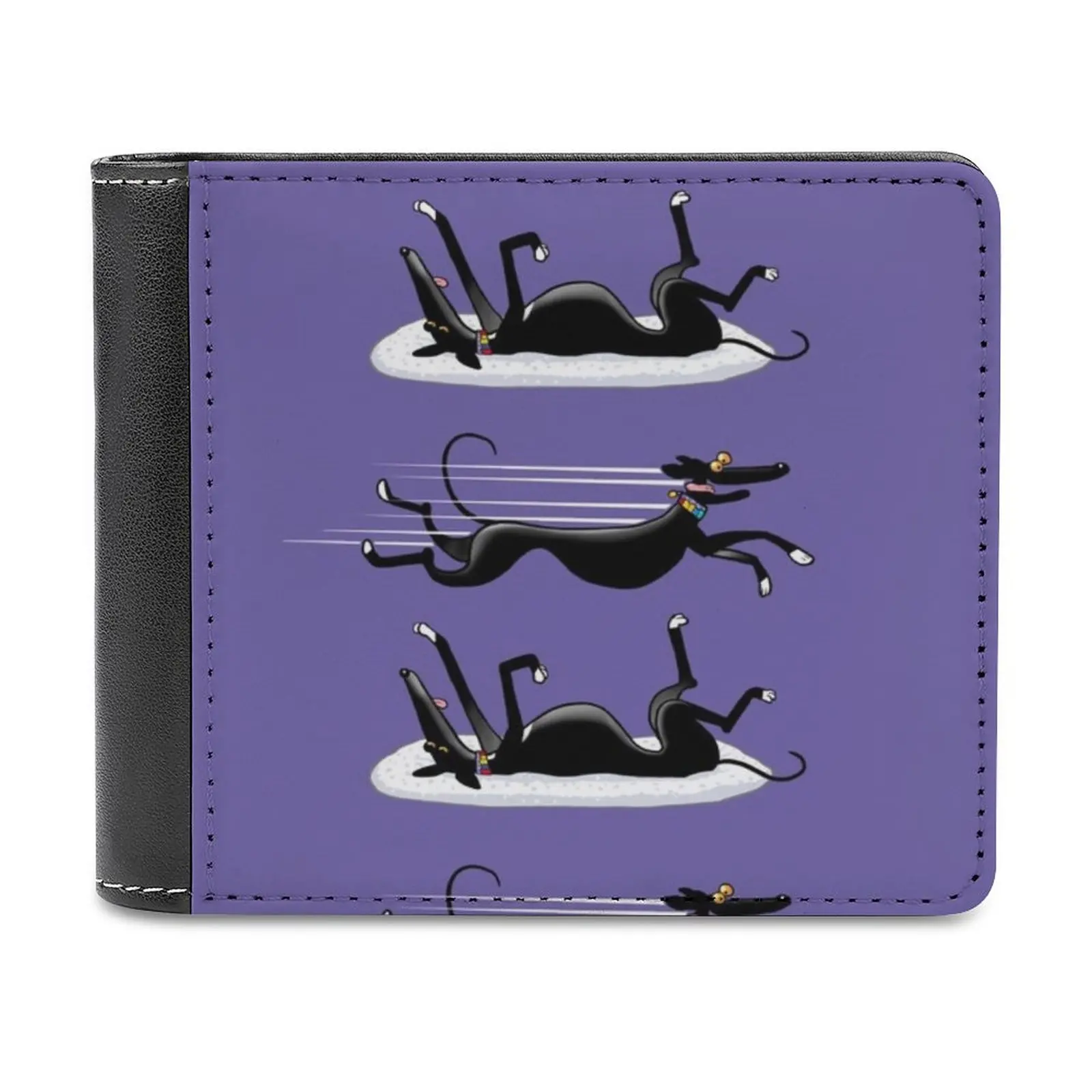 

Zoomin & #39 ; Snoozin Iphone, фиолетовые кожаные кошельки, мужской кошелек, держатели для кредитных карт, высококачественный кошелек Greyhound