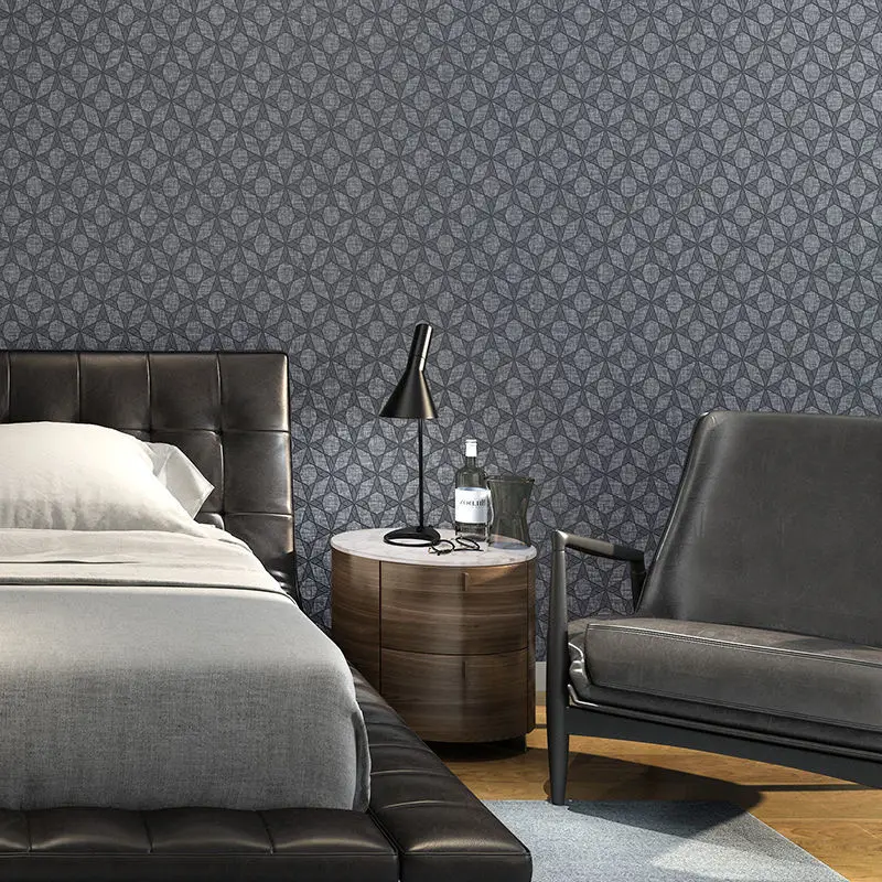 

Modern 3D Abstract Geometric Wallpaper for Living Room Bedroom Striped Diamond Pattern Embossed Wall Paper Roll White Black Grey