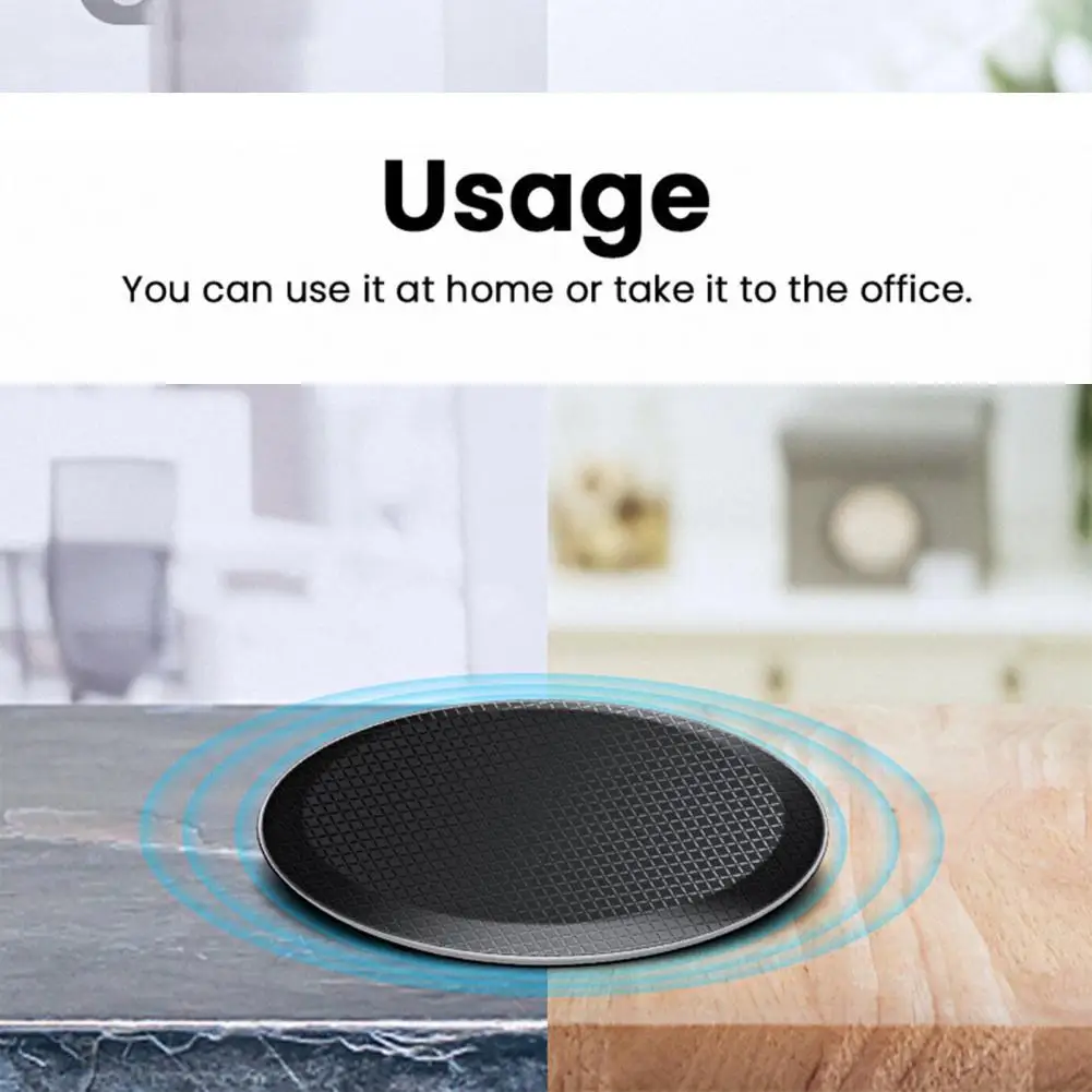 

Useful Qi Wireless Charger Portable Plaid Pattern Wireless Fast Charging Charger Wireless Charger Wireless Fast Charger