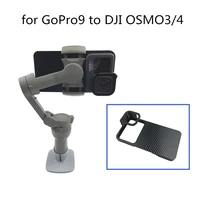 gimbal adapter switch mount for gopro hero 9 black to for dji om 4 osmo mobile 3