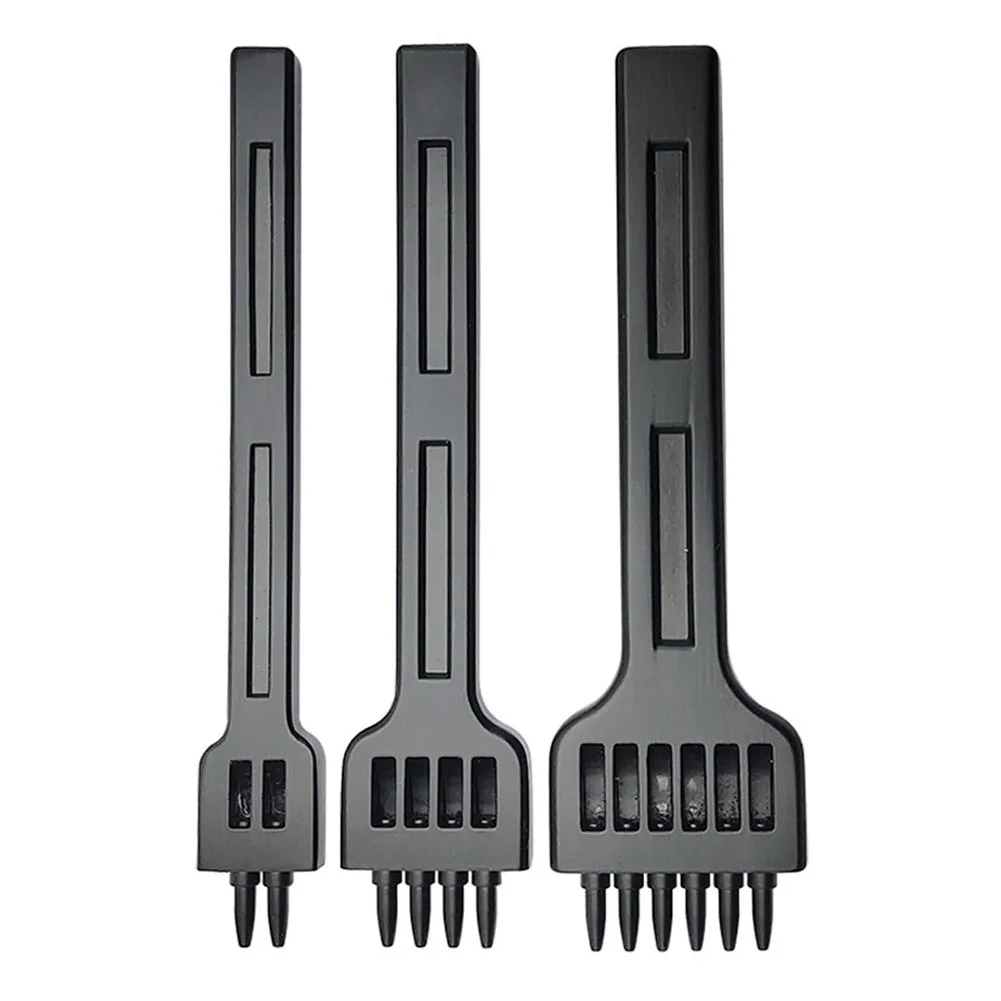 

2/4/6/Hole Leather Punching Tool Spacing 4/5/6/Mm Leather Hole Punches Hole Punch Stitching Leather Craft Tools