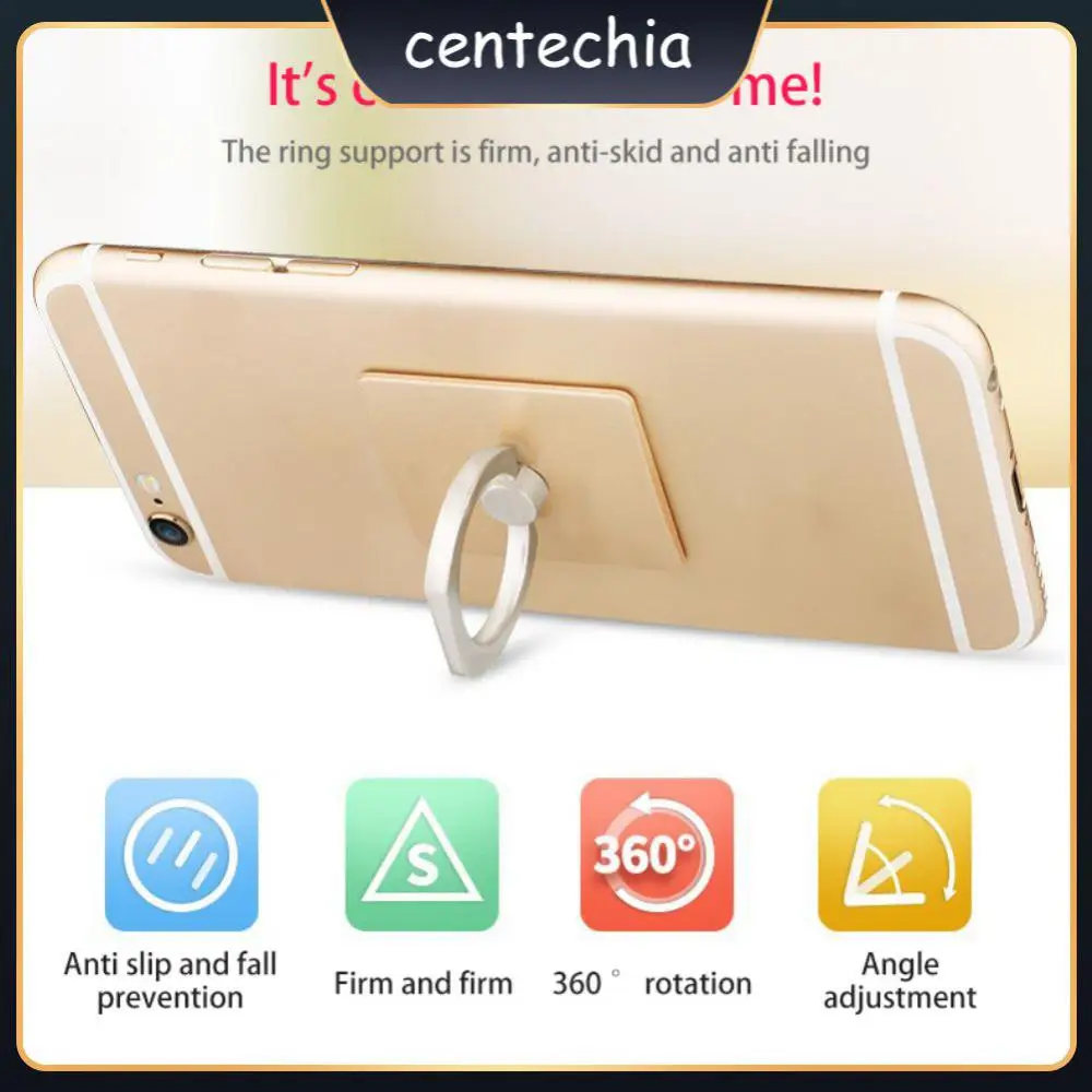 

Universal Cellphone Holders Phone Holder Stand For Mobile Phone Car Phone Back Sticker Pad Bracket 360 Degree Rotating