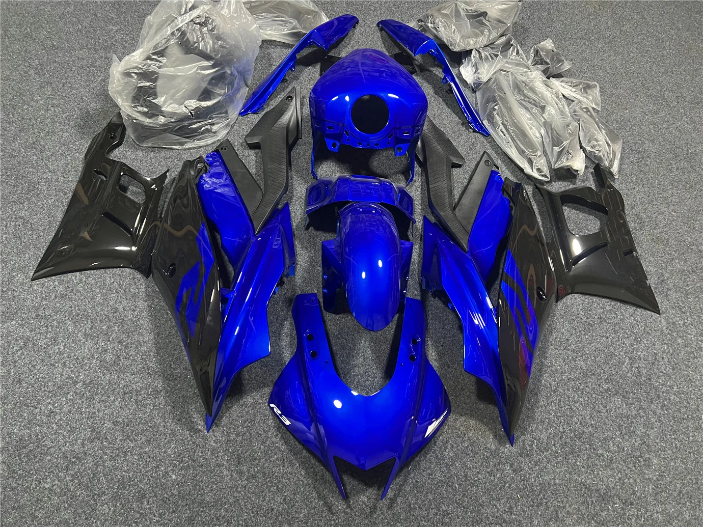 Комплект обтекателей для мотоцикла подходит Yamaha R3 19-23 лет R25 2020 2021 2022 2023