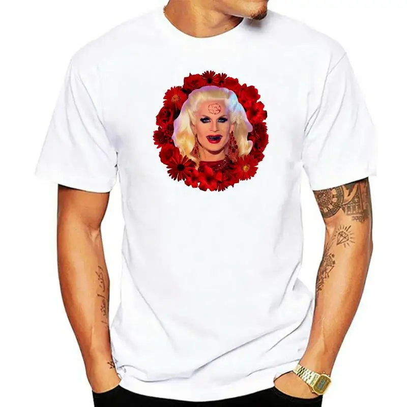 

Satanic Katya Zamolodchikova With Flowers - Rupaul's Drag Race T Shirt Katya Zamolodchikova Zamo Trixie Drag Race All