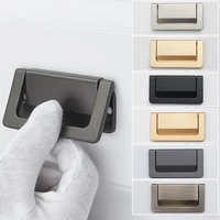 tatami furniture drawer cabinet door handle hidden invisible zinc alloy metal dresser kitchen cupboard wardrobe handle knob pull