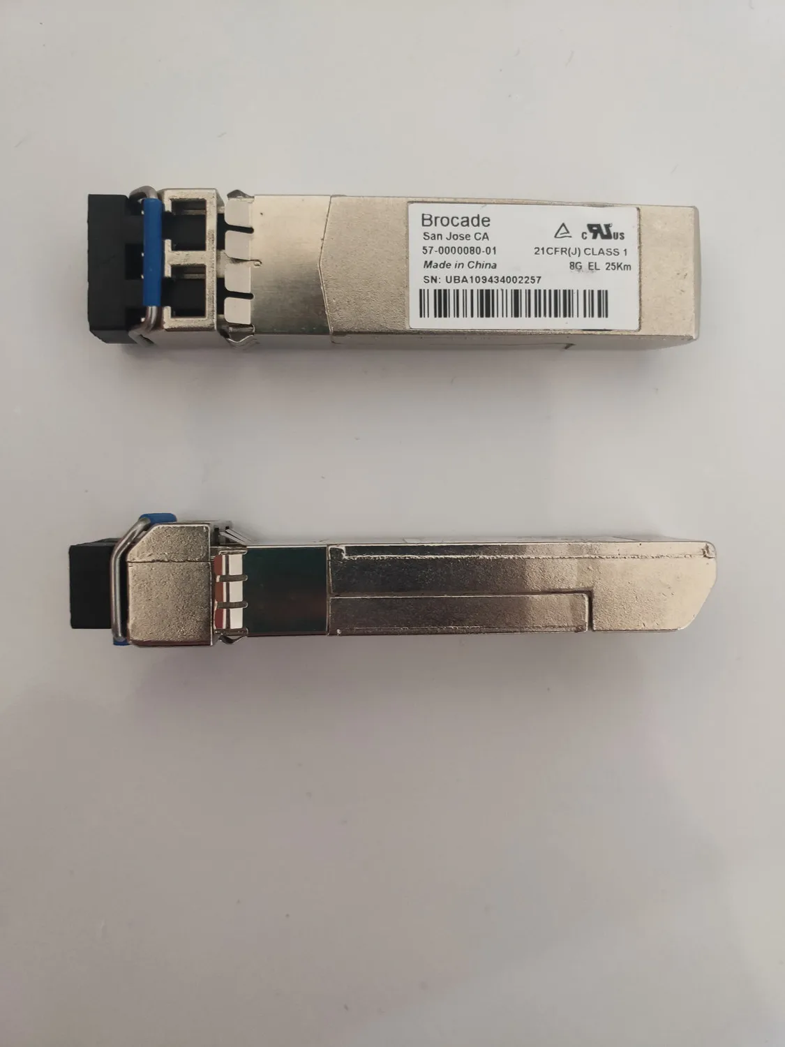 brocade 57-0000080-01 8G 25km LW SFP+/Used in Brocade 6510,6505,5300,5100,300,Encryption Single Module Optical Fiber Transceiver