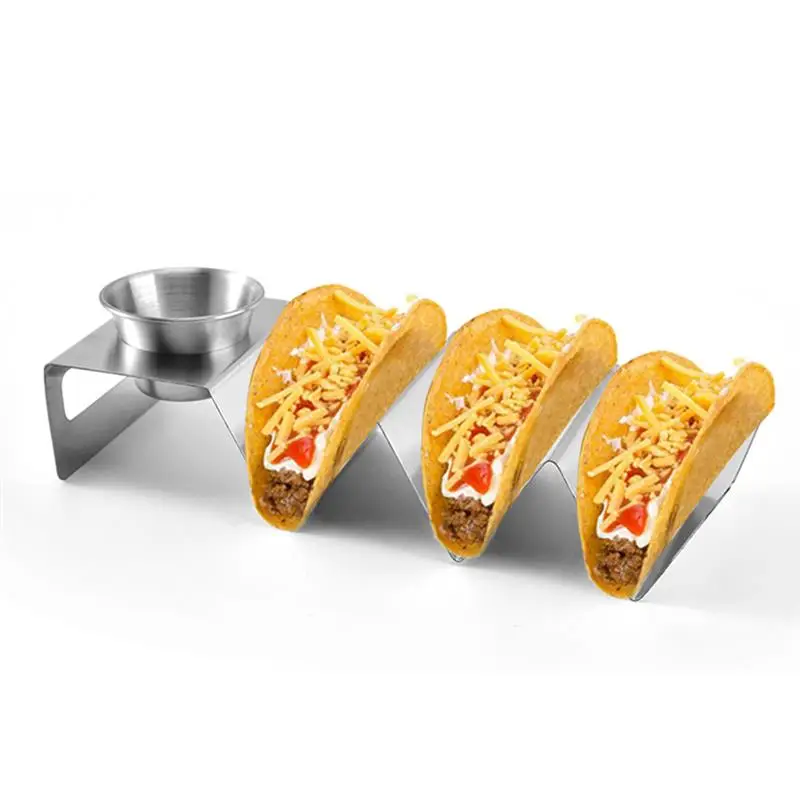 

Подставка для Тако из нержавеющей стали с 3 отделениями