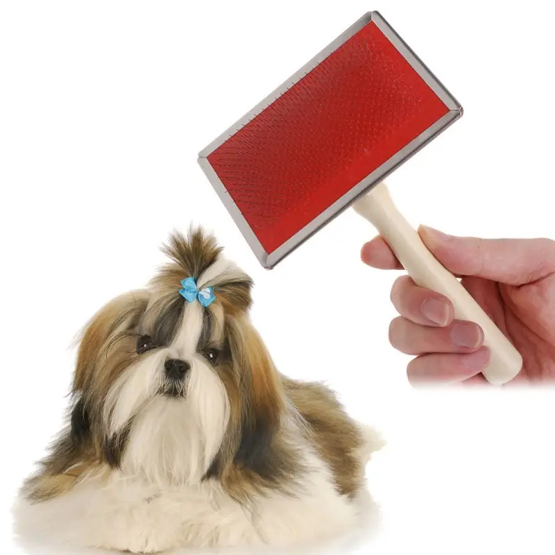 

Dog Grooming Brush for Grooming Removing Mat Tangles Undercoat Hair Dirt 4 Sizes