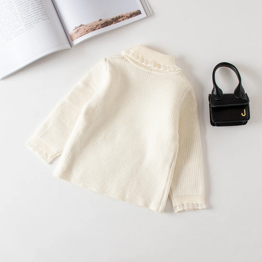 

Autumn Pearl Pullover Men's Women's Baby Knitted Long Sleeved Baby Clothes Sweater
