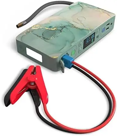 Air+ with AC Inverter, Portable Vehicle Jump Starter, Air Compressor, & Power Bank, Pearl Gray