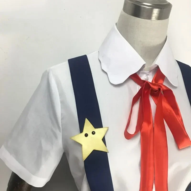 Костюм для косплея по аниме Bakemonogatari Monstory Series Hachikuji Mayoi 894, синяя юбка на бретелях, женский, кавайный, сексуальный, для Хэллоуина, Ny99U (art.: 3920dc2f82339) - 3920dc2f82339