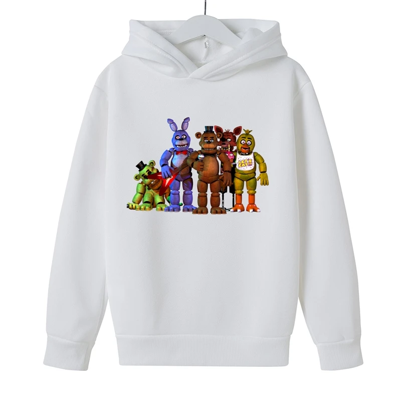

FNAF Clothes fnaf Cartoon Hoodie Childrens Coat Clothing Boy Hoodie Autumn Clothes Kids Sweatshirt Casual Jogging Game Costume
