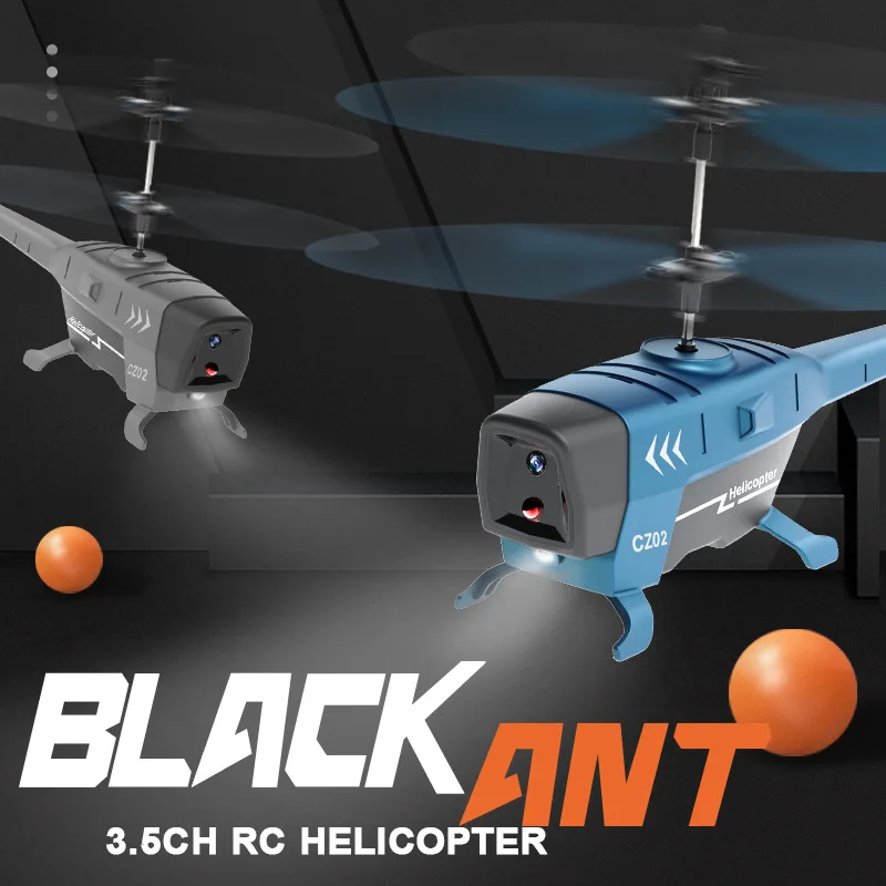 

RC Black Remote Control Helicopter Obstacle Avoidance Aircraft Hovering Long Endurance UAV Aircraft Children's Toys Gifts