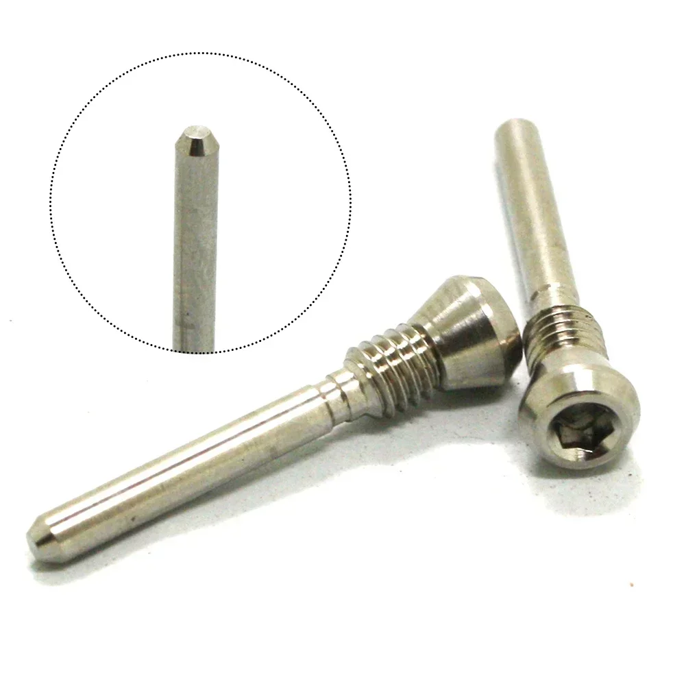 2 шт. титановые болты для дорожного велосипедного тормоза вставки с резьбой