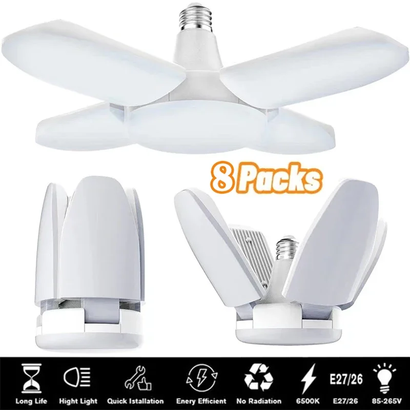 

Лампа для потолка, яркая, складная, 85-265 в, E26/27