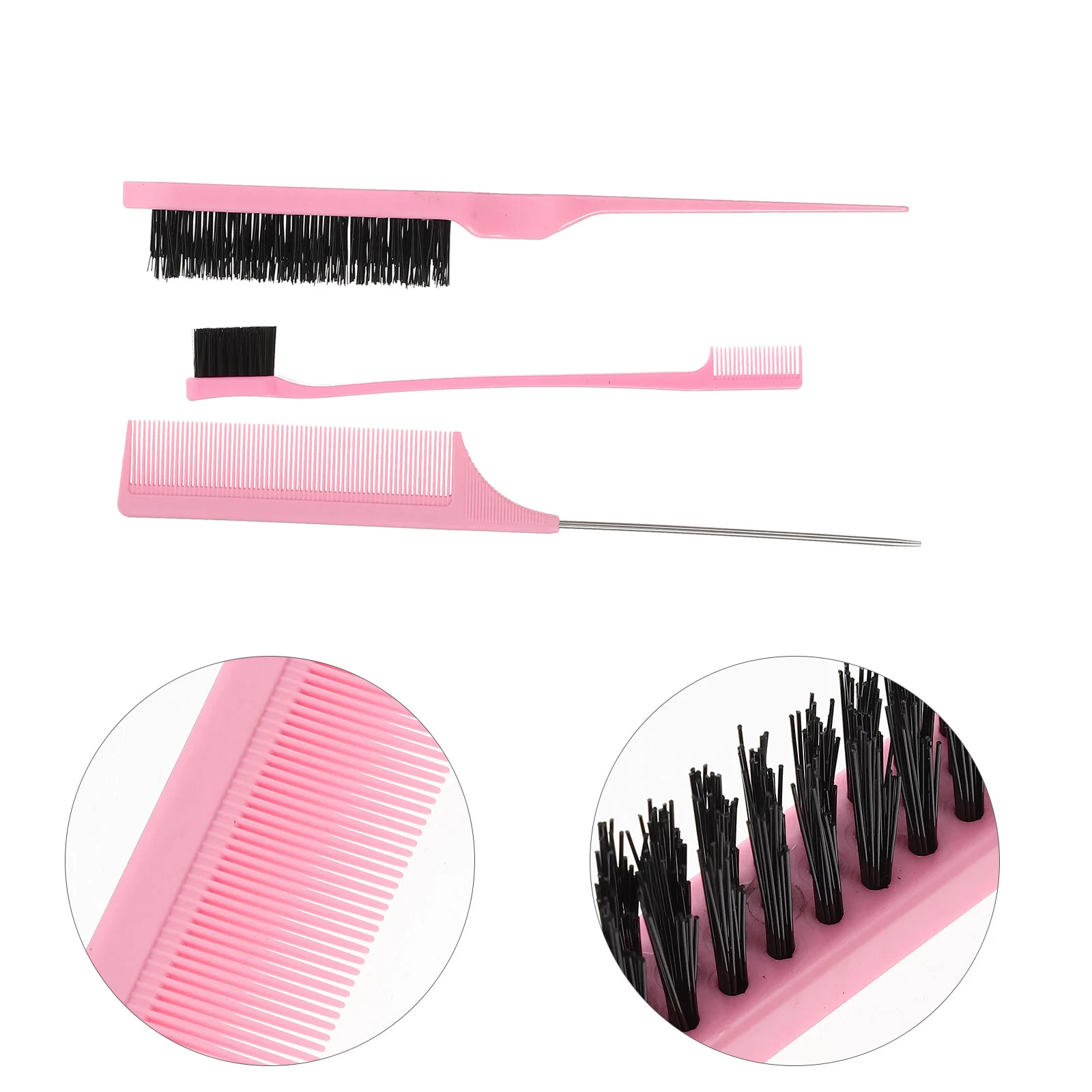 

Comb Hair Combs Professional Styling Tail Haircutting Pintail Cutting Barber Black Set Row Three Haircut Sets