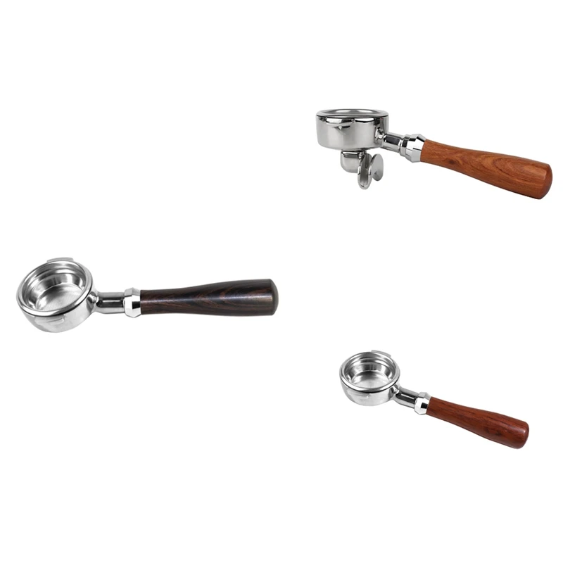 Портативная кофемашина E61 из цельной древесины с ручкой 58 мм универсальная