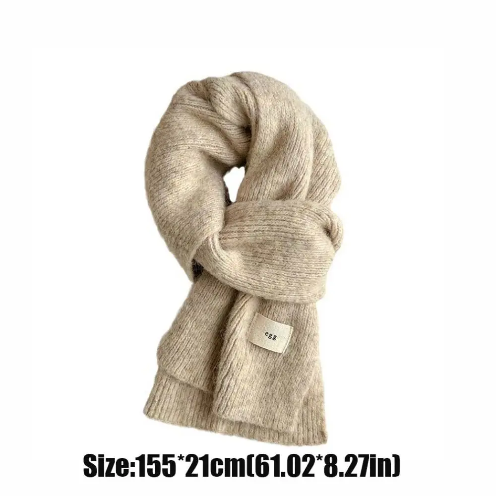 Ретро плюшевая мохеровая длинная шаль вязаные зимние шарфы шерстяные в