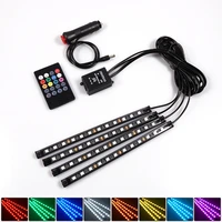 car led atmosphere lamp modified car atmosphere light hot car foot light colorful voice control decorative light dropshipping