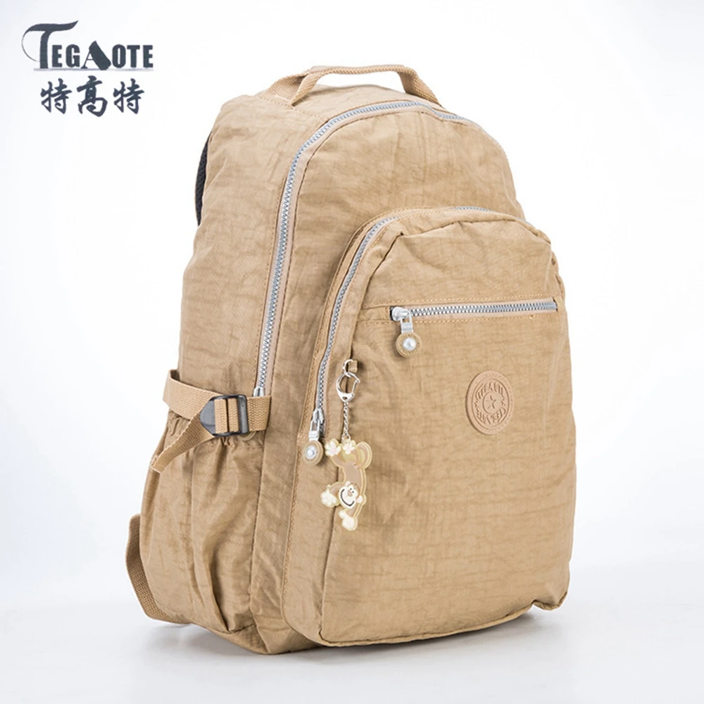 

TEGAOTE 2022 Women Backpack for Teenage Girls Kipled Nylon Backpacks Mochila Feminina Female Travel Bagpack Schoolbag women bag