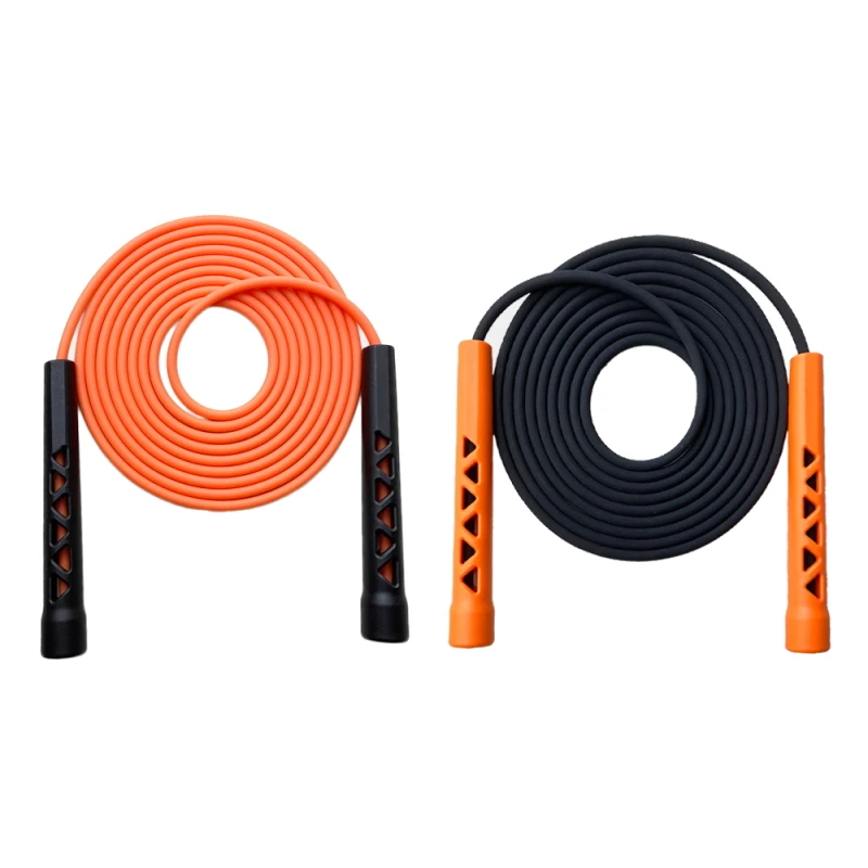 

Speed Crossfit Skipping Rope Rapid Rope Adjustable 11ft Basic Workout Free 9ft Soft Training Exercise Jump Fitness