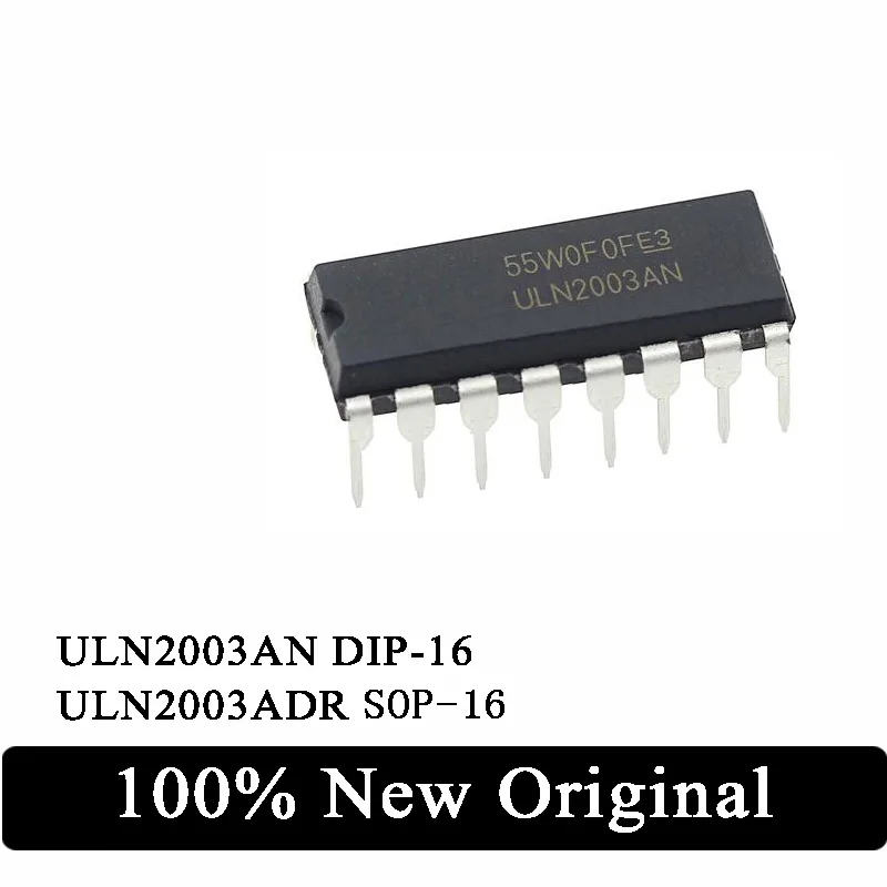 

10 шт. ULN2003ADR SOP-16 ULN2003AN DIP-16 ULN2003 дискретный полупроводниковый транзистор Дарлингтона IC чип для печатной платы BOM Бесплатная доставка