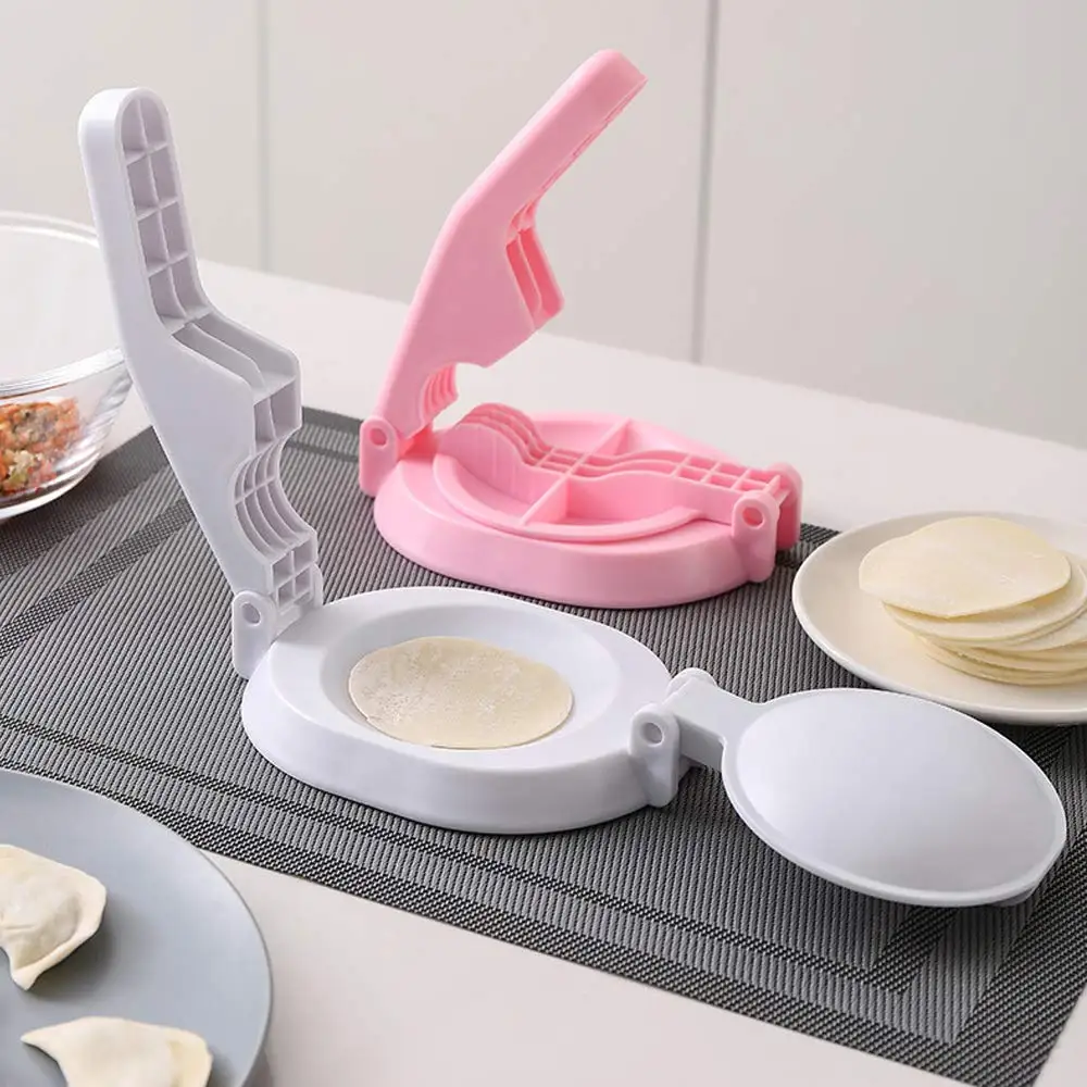 

DIY Dumplings Maker Dough Pressing Tool Dumpling Skin Artifact Machine Easy Kitchen Manual Skin Press Mold Kitchen Accessories