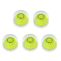 5 pieces multifunctional round bubble level for tripod phonograph turntable photographic equipment easy to use durable 367d