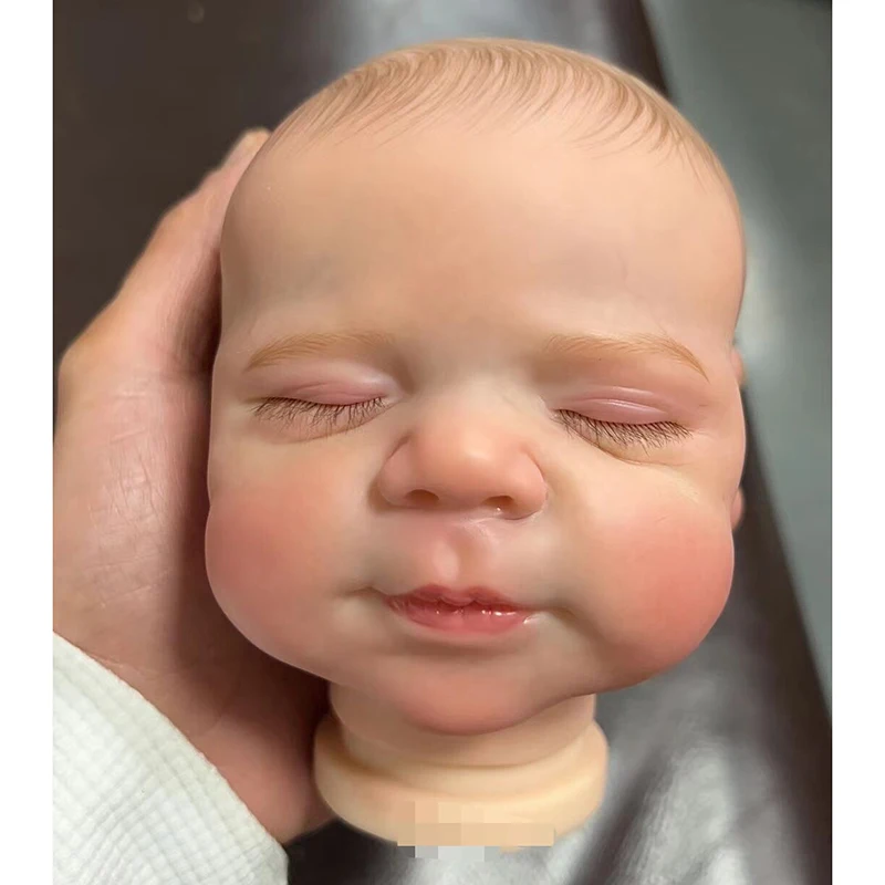 

19inch Reborn Kit Pascale Already Painted Reborn Doll Parts Sleeping Baby 3D Painting with Visible Veins Included Cloth Body