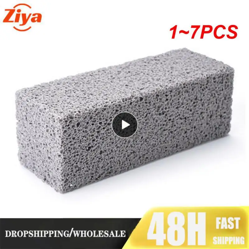 

1~7PCS Grill Cleaning Brick Pumice Stone De-Scaling Cleaning Block for BBQ Racks / Flat Top Cookers / Pool