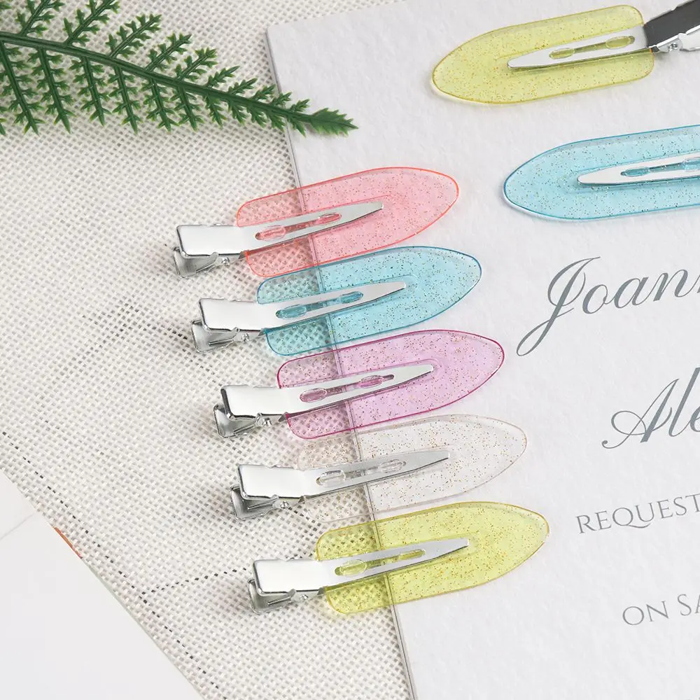 

Hairdressing Makeup Candy Color No Mark No Crease Hairpin Seamless Hair Clips Bang Clip No Bend Barrettes