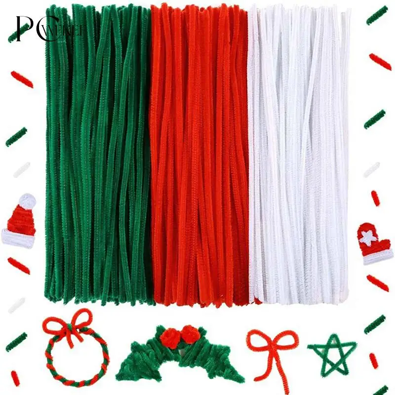 

Colorful Wool Top Hair Root Twist Stick Christmas Decoration Children's Educational Manual DIY Toys