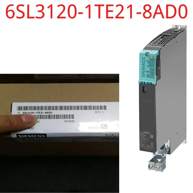 

6SL3120-1TE21-8AD0 Brand New 6SL3120-1TE21-8AD0 SINAMICS S120 Single Motor Module input: 600 V DC output: 400 V 3AC, 18 A