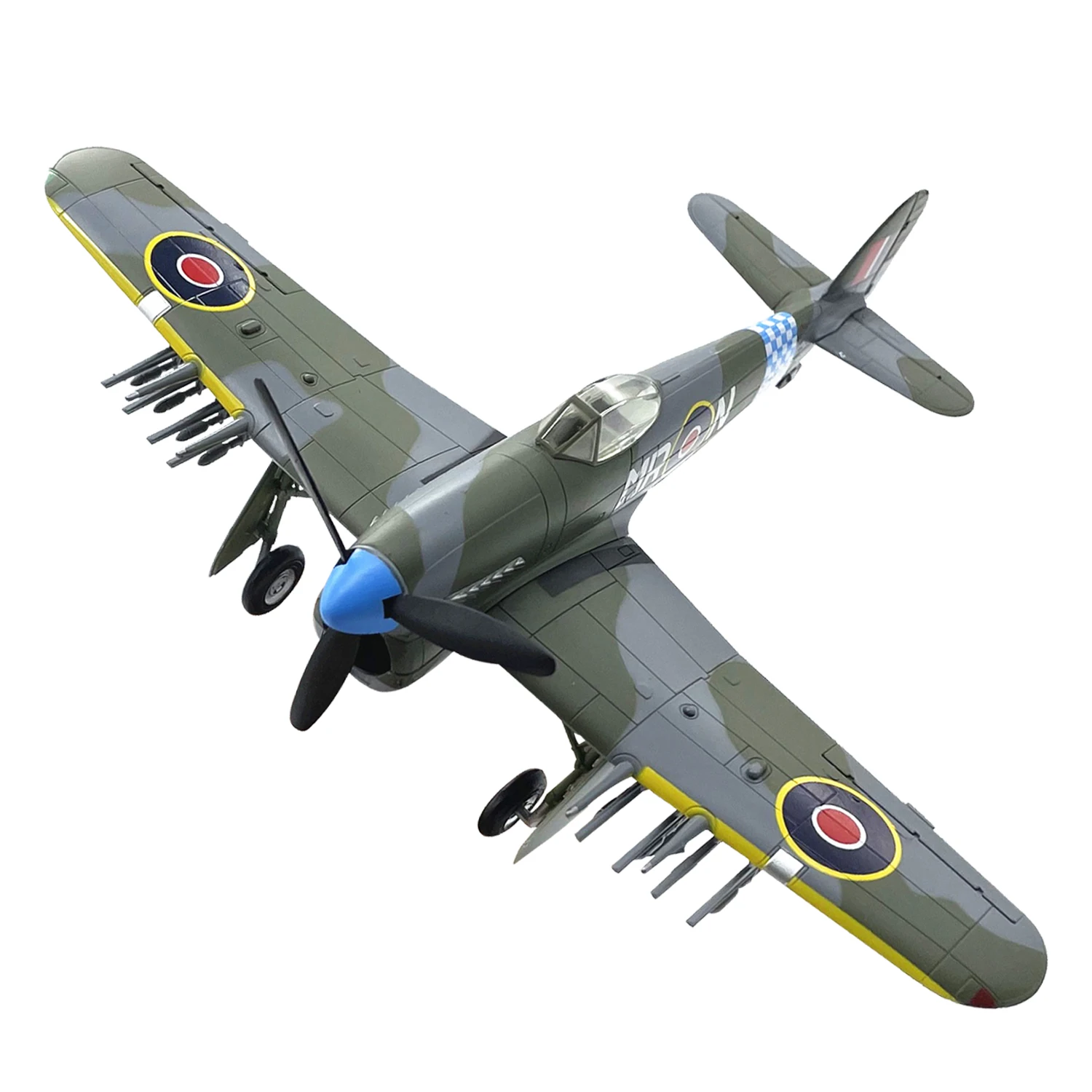 

British Typhoon MK.1B Fighter Aircraft Plastic Model 1:72 Toy Gift Collection