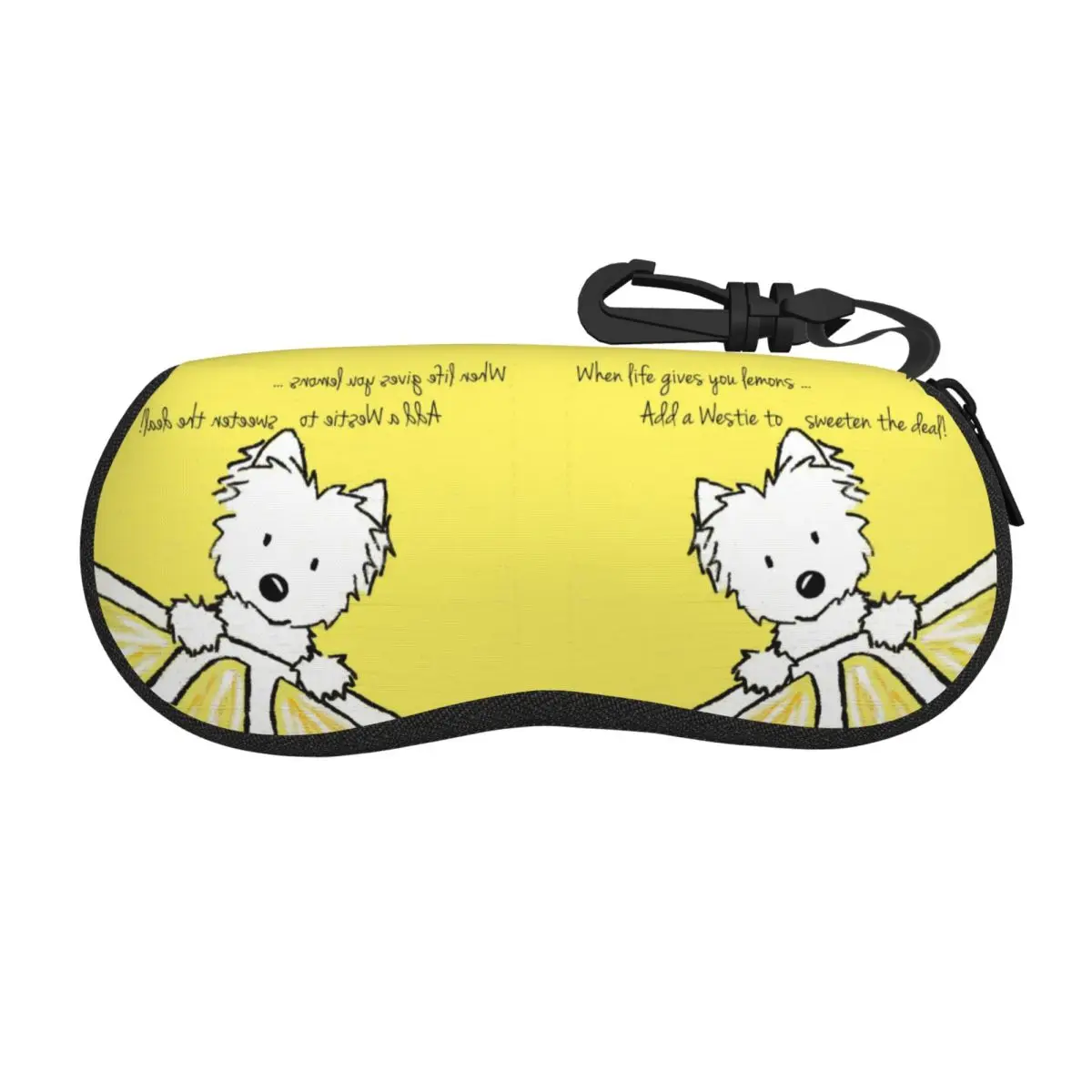 Пользовательские Life Lemons Westie Dog Shell защитные чехлы для очков модный чехол